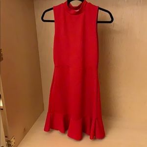 NWOT S red skater dress